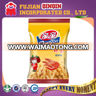 80g yummy barbecue flavor non-fried promotional shrimp strips